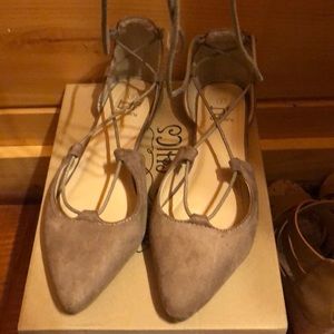 Boutique lace up flats